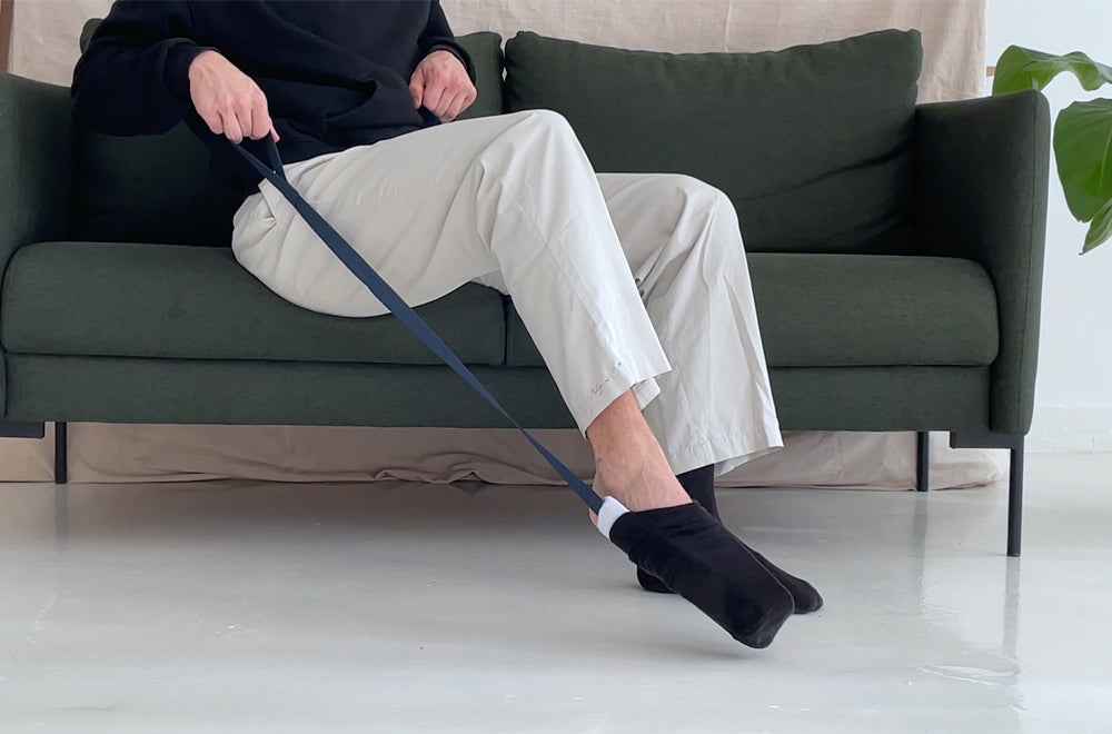 Strumpfanziehhilfe - so einfach funktioniert es!