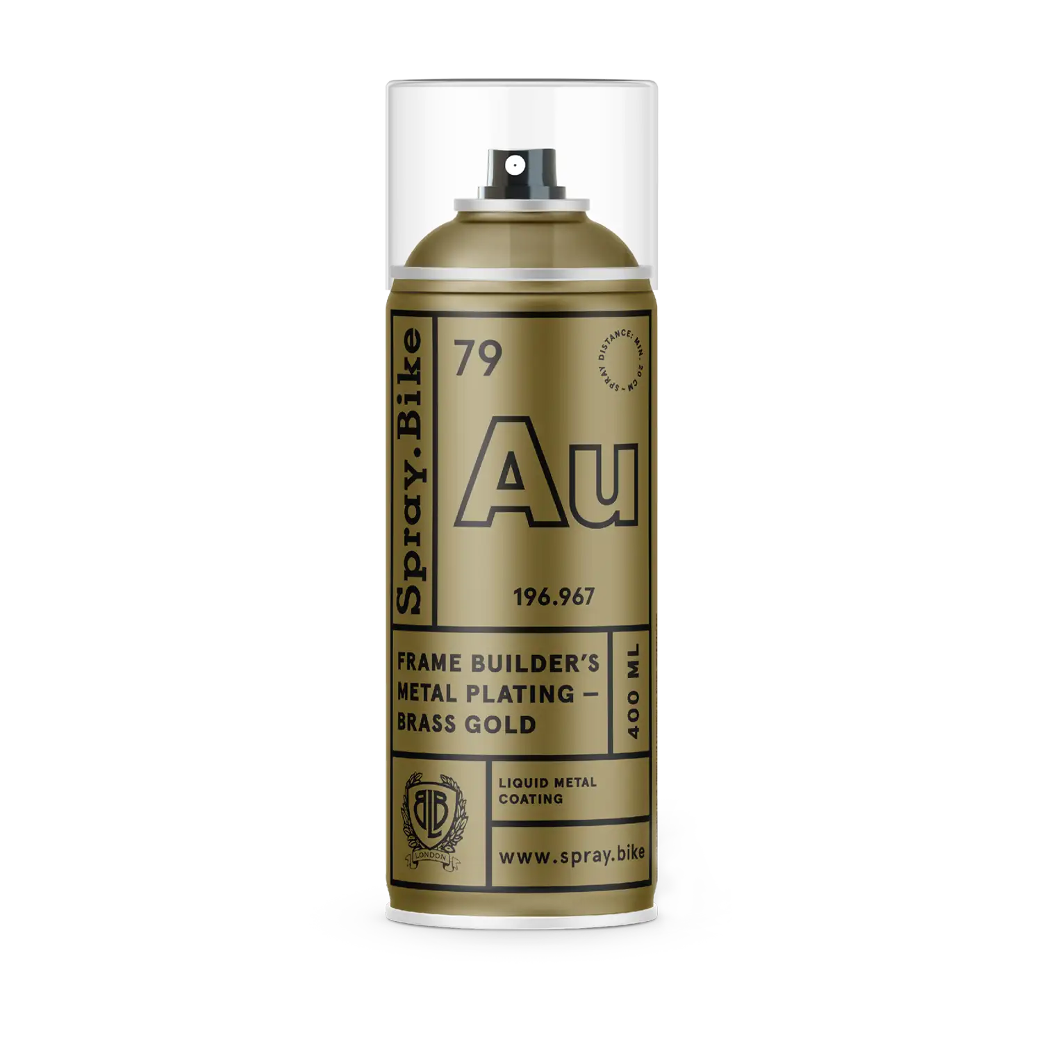 Frame Builder's Metal Plating - Messing Gold