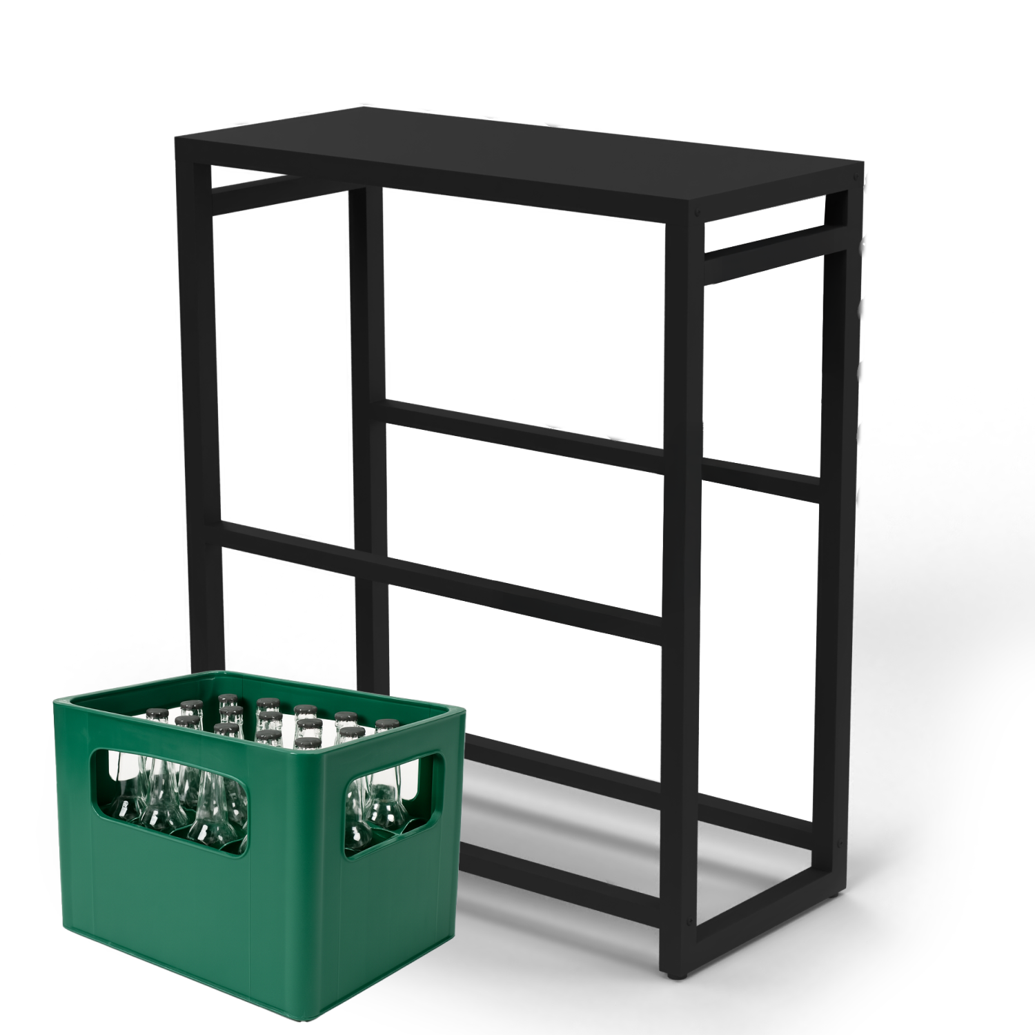 Getränkekistenregal