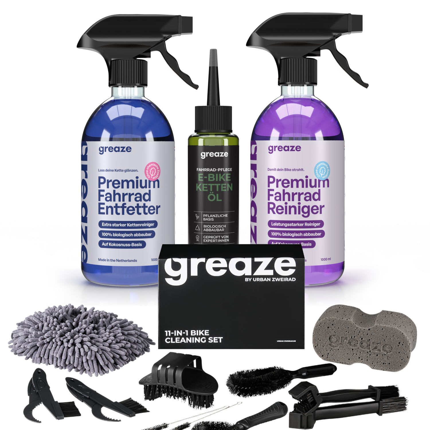 Fahrrad Reinigungsset E-Bike Kettenöl