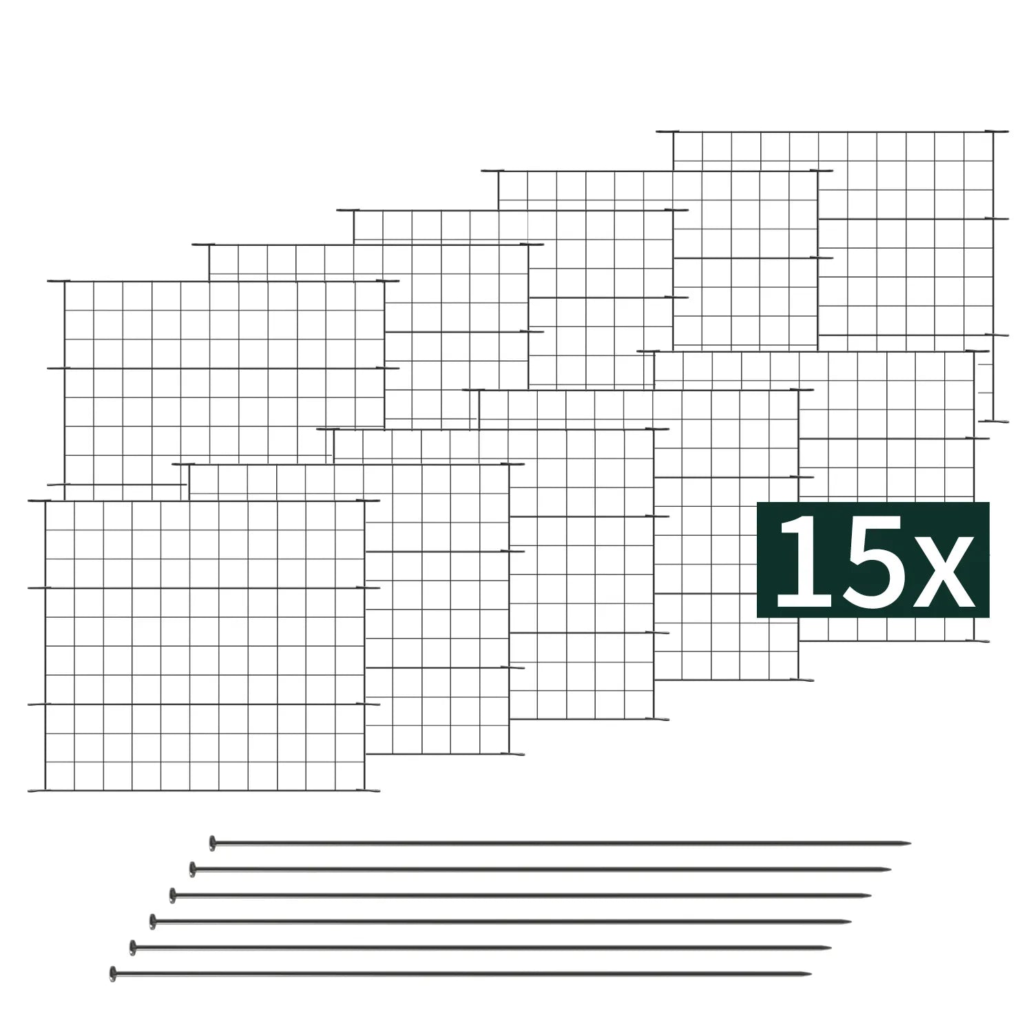 Teichzaun-Set Unterbogen
