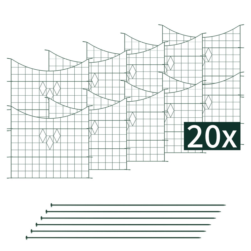 Teichzaun-Set Unterbogen